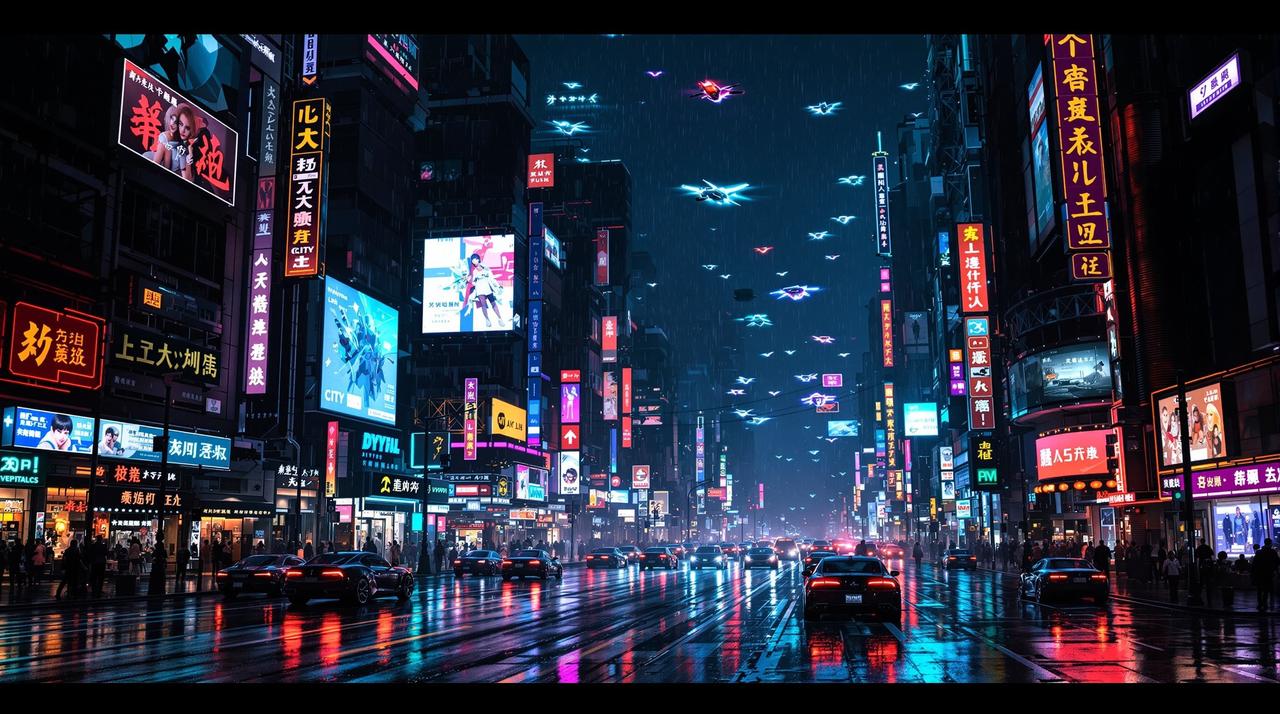 赛博朋克：霓虹之城 - 动画在线观看封面图 - 视野媒体51